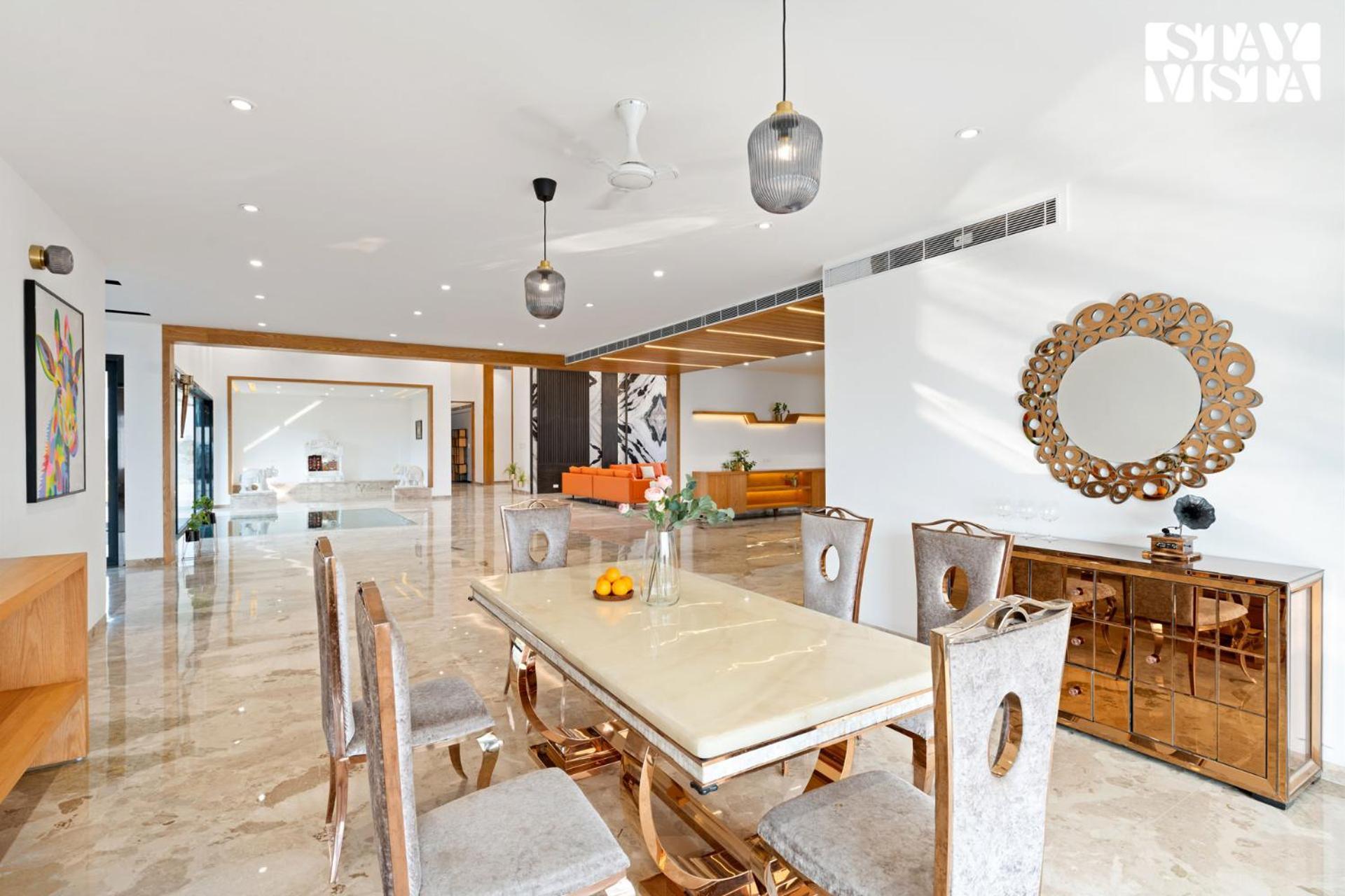 Stayvista At Aj House With Pvt Pool & Projector Set-Up ไฮเดอราบัด ภายนอก รูปภาพ